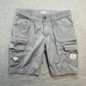 FC‎ Bayren Munich Engelbert Strauss Cargo Shorts Mens 38 Gray Ripstop Workwear